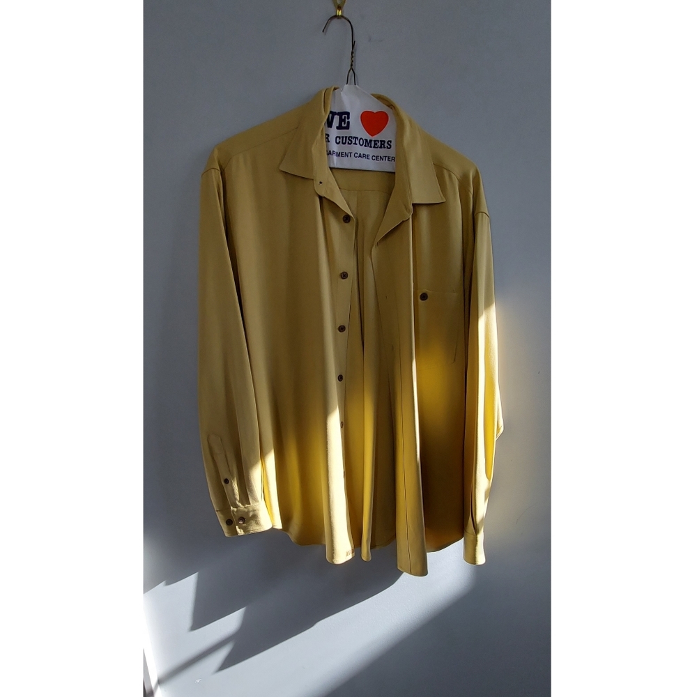 Tommy Bahama Silk yellow shirt
